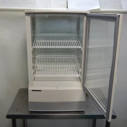 製 パナソニック SMR-CZ65F 卓上 4面ガラス 冷蔵ショーケース 前面扉 W470D463H800mm 86L 120W 100V 38kg