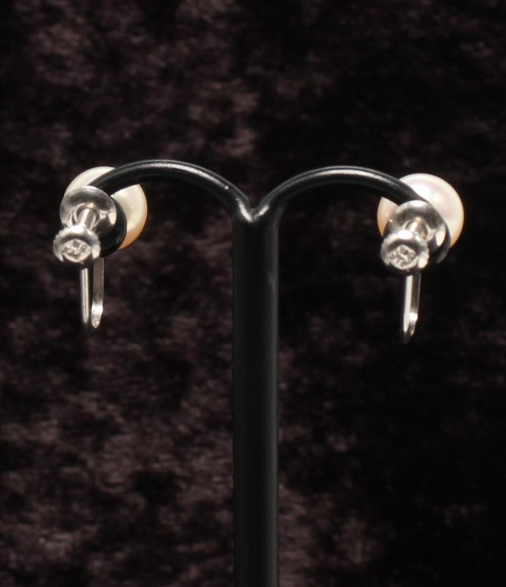 イヤリング K14WG パール 7.6mm レディース