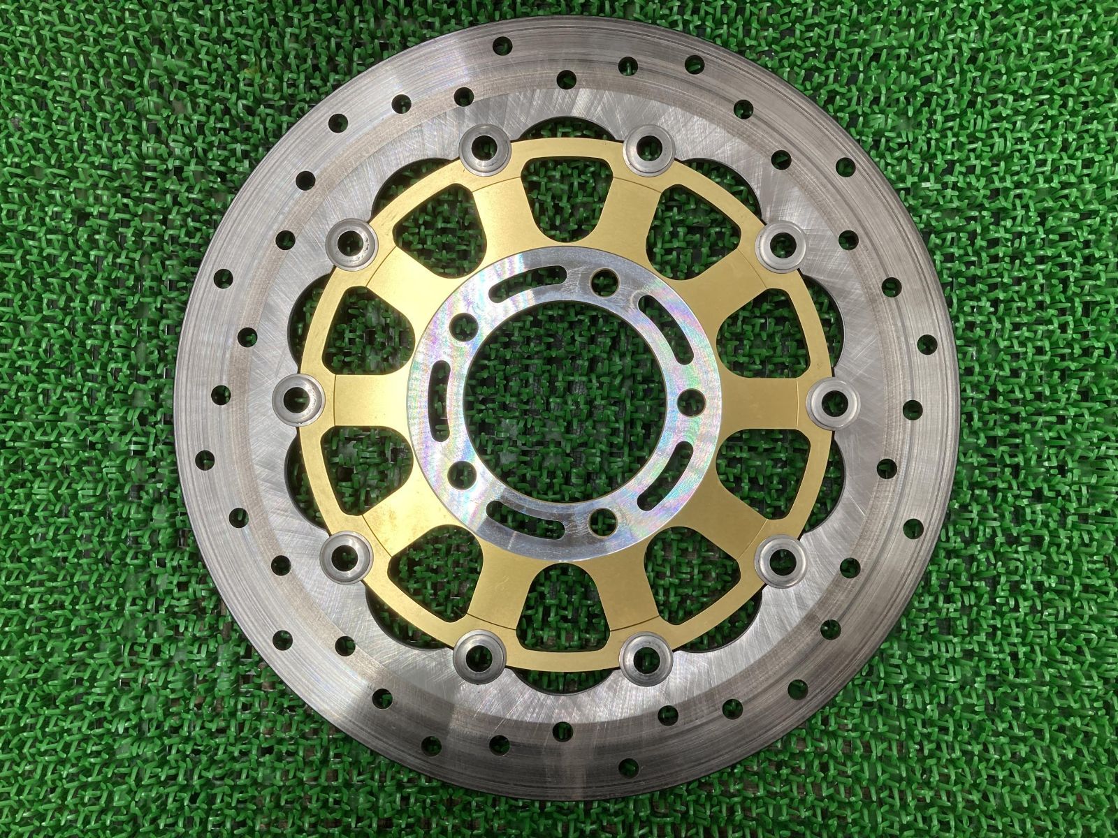 サンスター製 フロントブレーキディスク 片側 KC-207 社外 中古 310mm