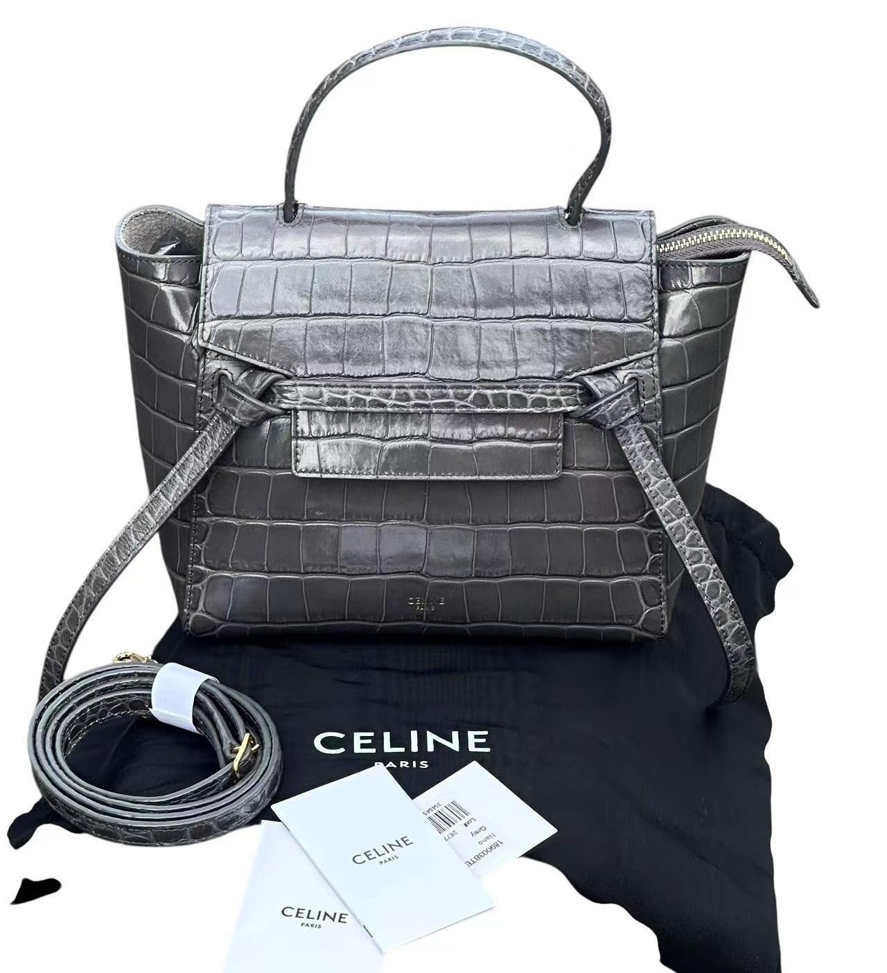 超美品】CELINE ベルトバッグ ナノ 【公式通販】