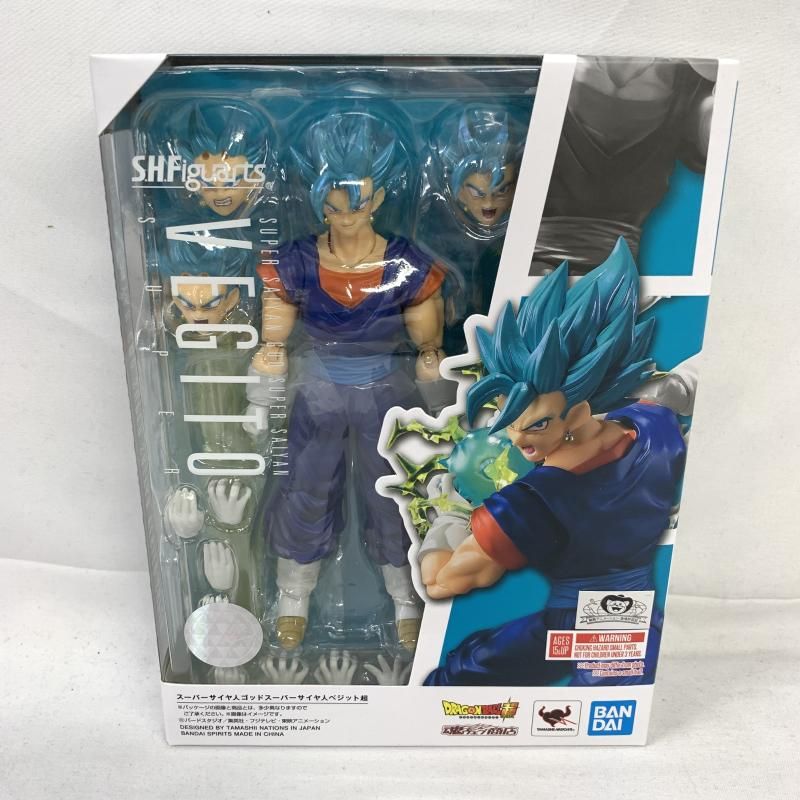 中古】未開)S.H.Figuarts 超サイヤ人ゴッド超サイヤ人 ベジット
