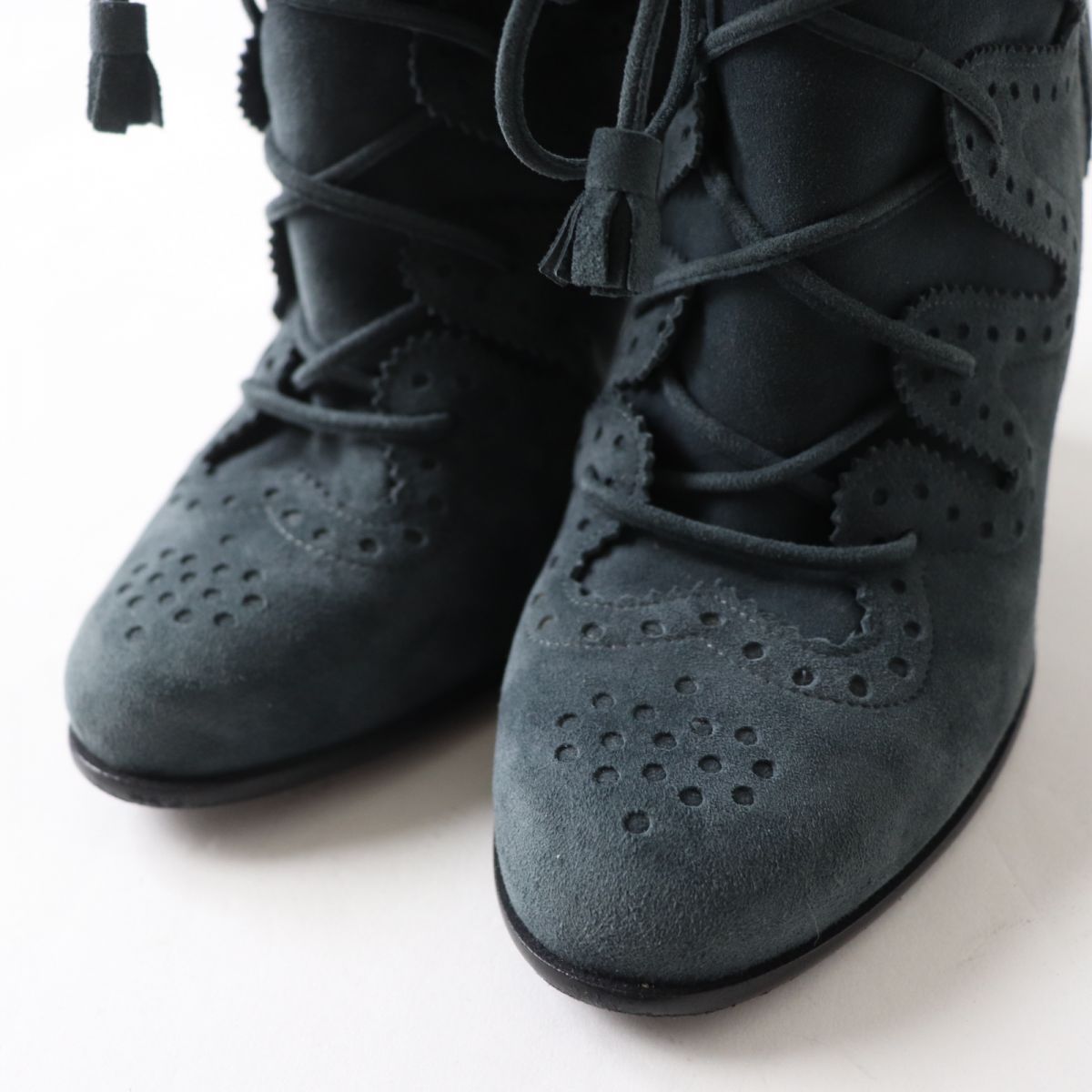 美品】HERMES ギリーシューズ 美品HERMESエルメスレースアップ ギリー