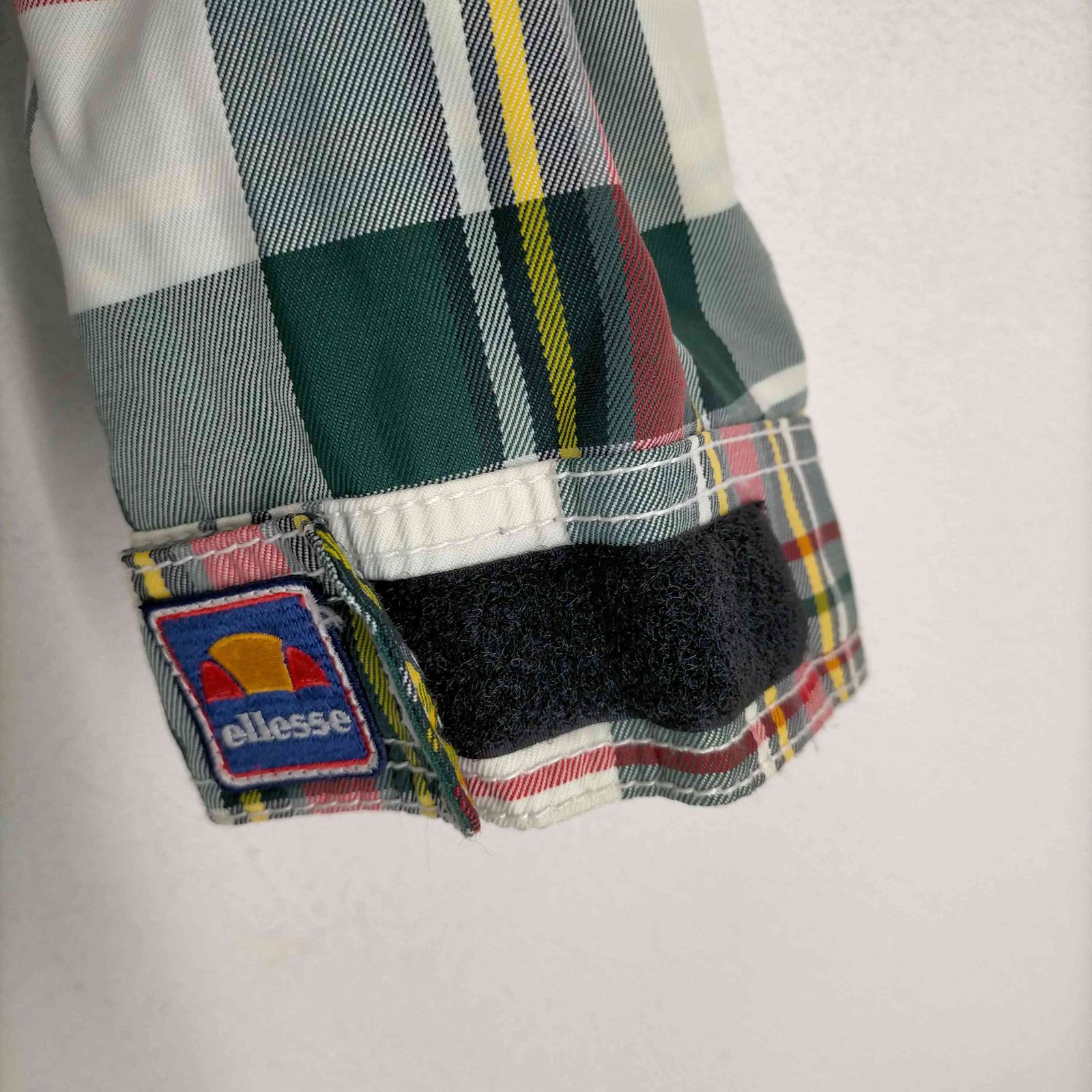 エレッセ ellesse MULTI ADVENTURE GEAR チェック柄ナイロンアノラック