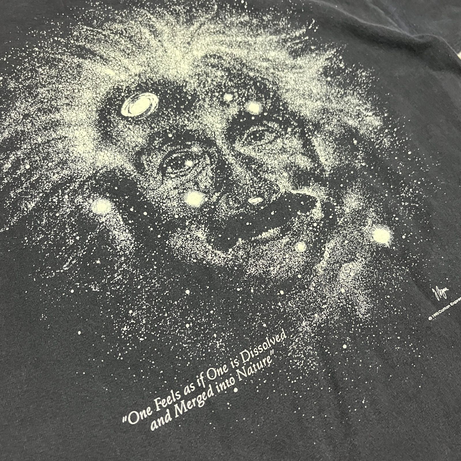 【Einstein】90s〜00s Luminous print T Shirt X-Large "Einstein"