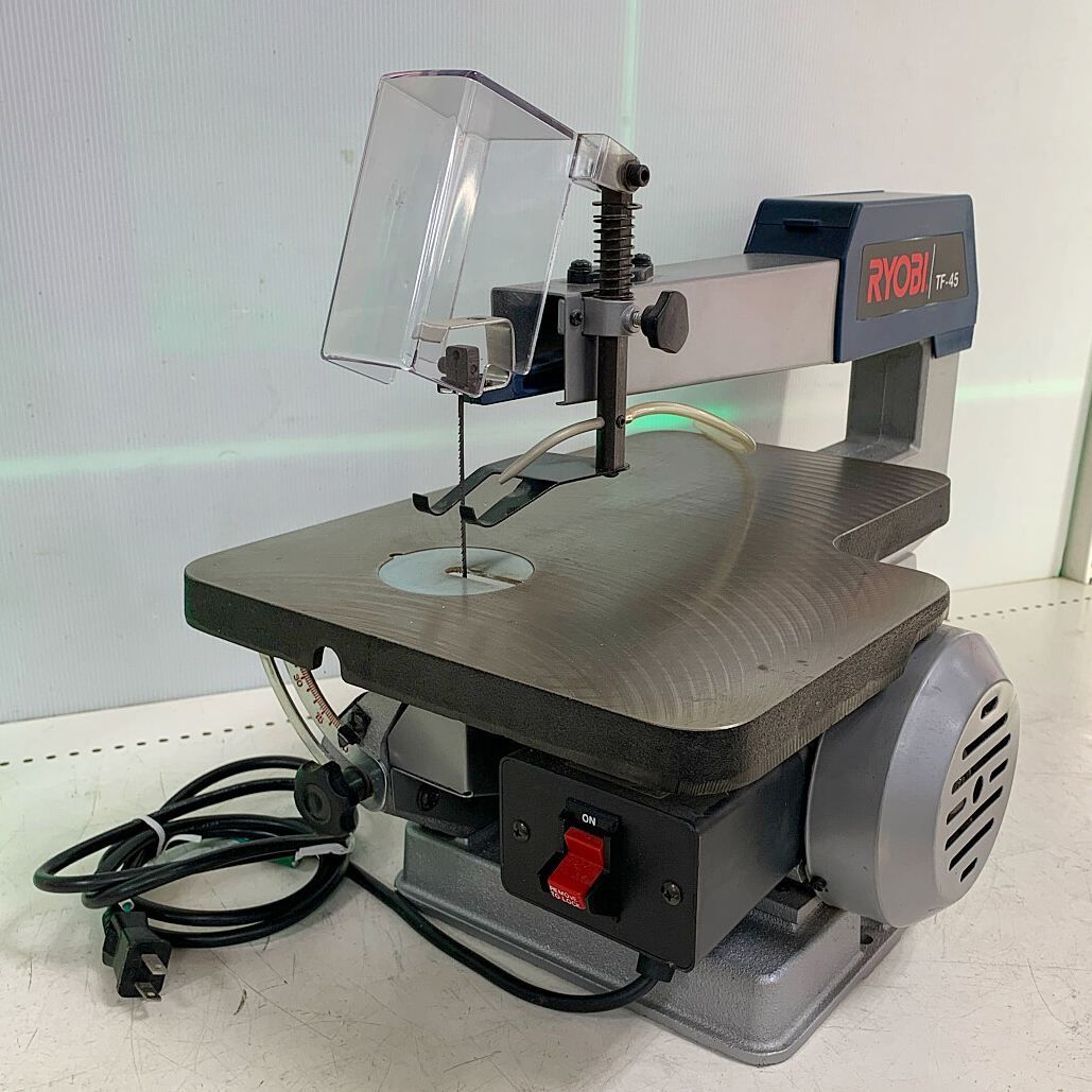 RYOBI 卓上電動糸鋸TF-45 新品未使用替え刃19本付き RYOBI 卓上電動糸鋸TF-45 新品未使用替え刃19本付き