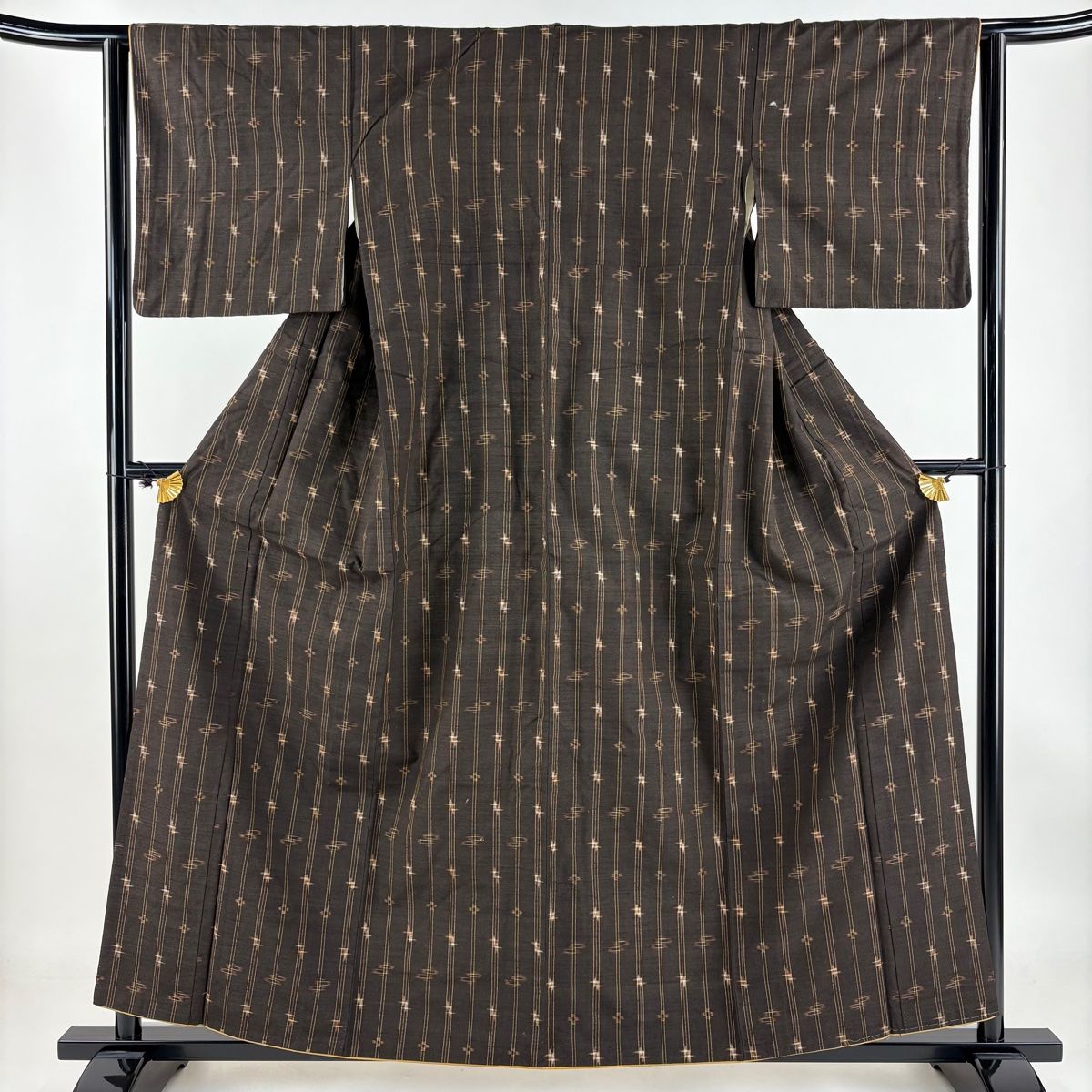 結城紬 美品 逸品 身丈168cm 裄丈67cm 正絹