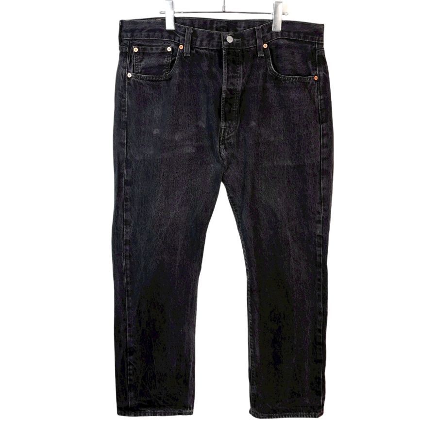 Levi's 501 ブラック ストレートデニム y2k グランジ ヴィンテージ古着】Y2K LEVI'S 501 ブラックデニムパンツ