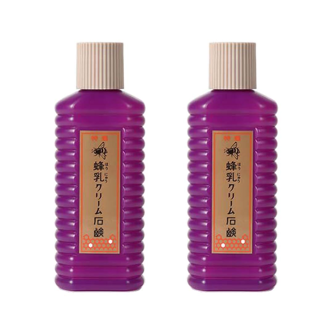 蜂乳 クリーム石鹸(大) 200ml （2本セット） 