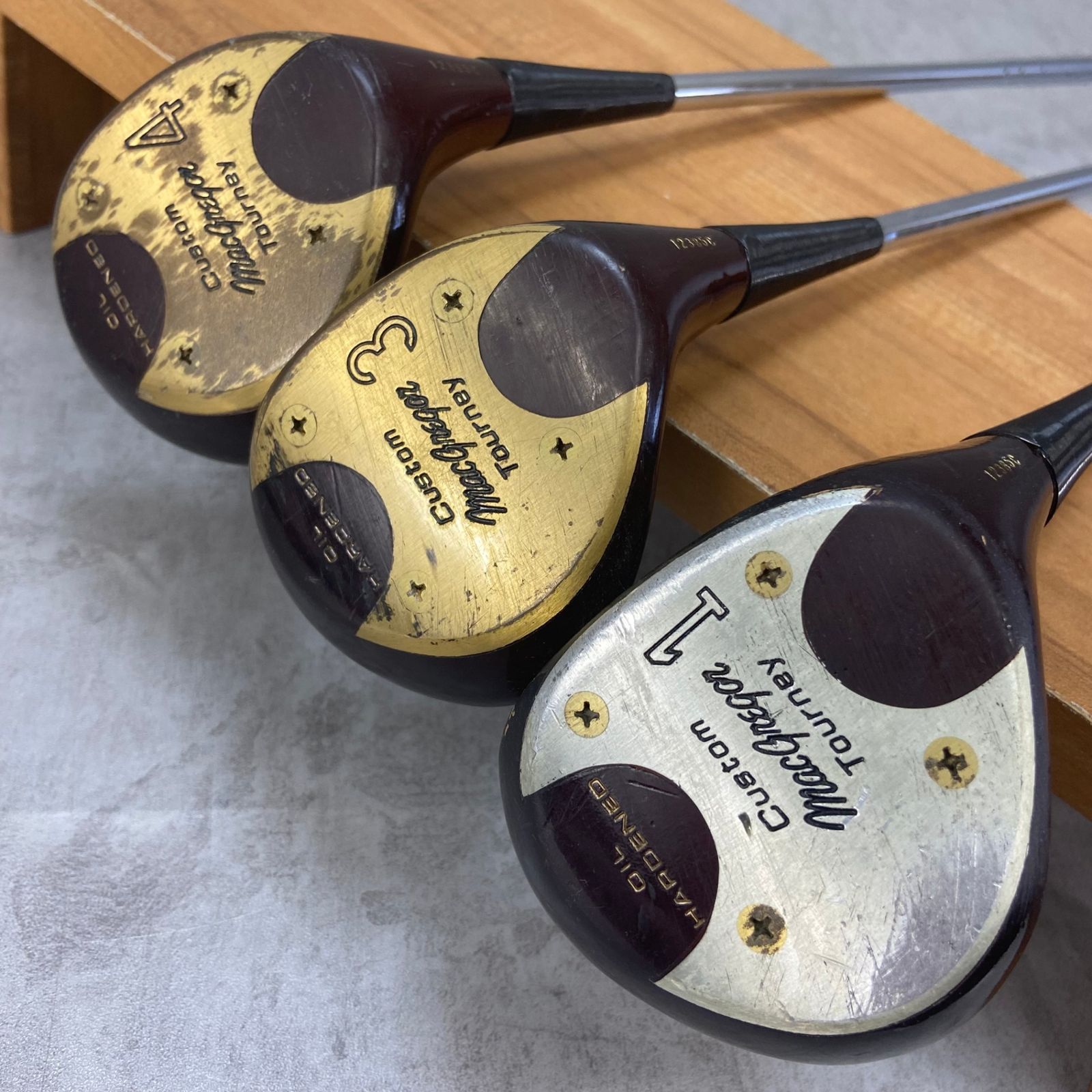 マグレガー カスタムターニー メンズゴルフ パーシモンセット 3