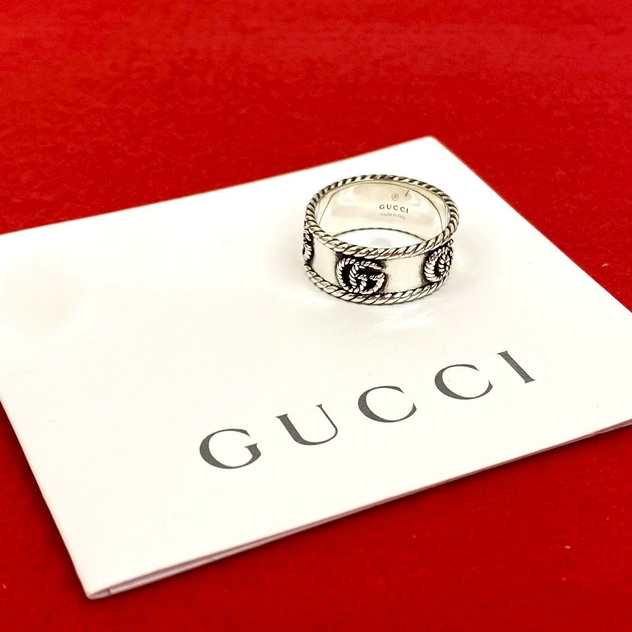 GUCCI ダブルGロゴ リング サイズ17 楽天市場】GUCCI グッチ 指輪ダブルGリング スターリング