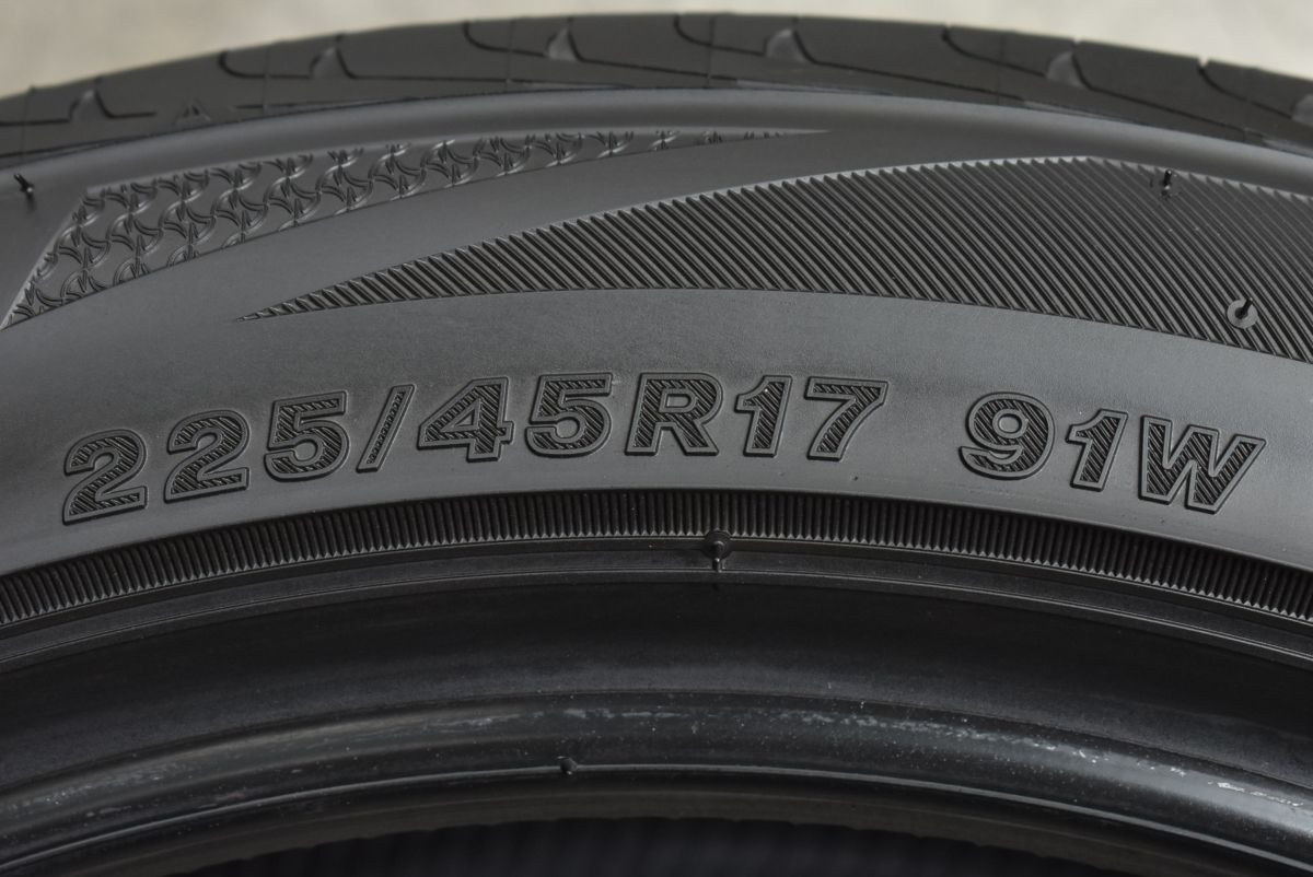 【2024年製 タイヤ成型跡あり】ブリヂストン レグノ GR-XIII 225/45R17 4本セット プリウス 86 ゴルフ トゥーラン W176 W117 W246 W205