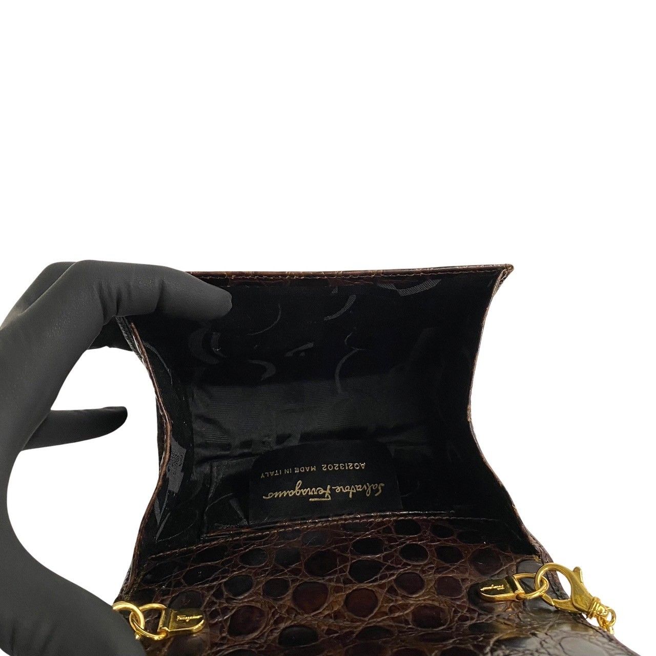 極 美品 Salvatore Ferragamo サルヴァトーレフェラガモ ヴァラ