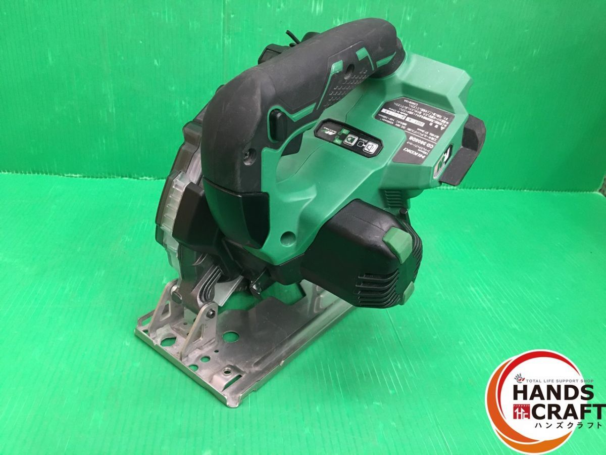 代引OK！ HIKOKI ハイコーキ 36V コードレス 充電式 チップソーカッタ CD3605DB 本体のみ 集じんボックス排出口キャップちぎれ 品