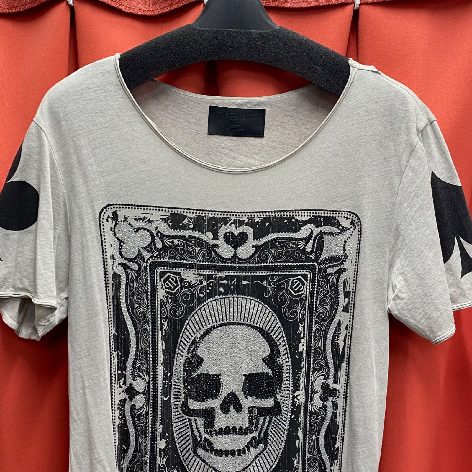 PHILIPP PLEIN HOMME フィリッププレイン Tシャツ 半袖 ドクロ