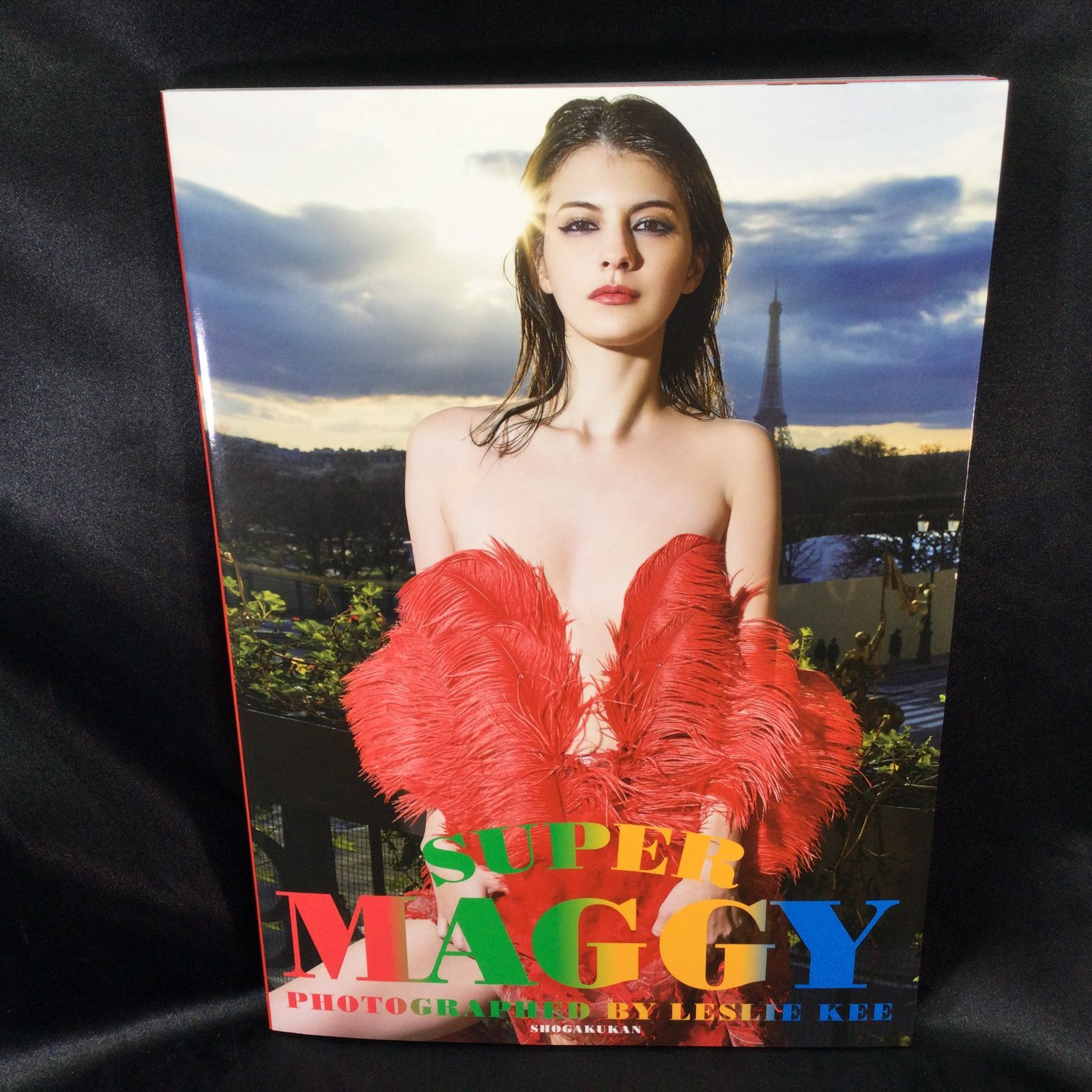 本 ※直筆サイン入り SUPER MAGGY マギー 写真集 LESLIE KEE