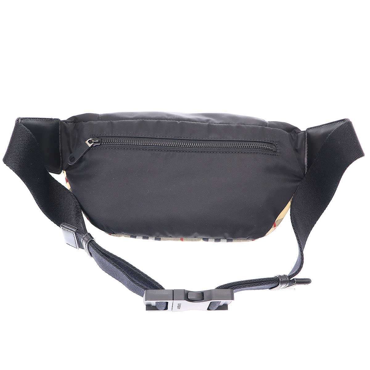 バーバリー　ヴィンテージチェック＆ナイロン バムバッグ バーバリー ヴィンテージチェック＆ナイロン バムバッグ Small Check