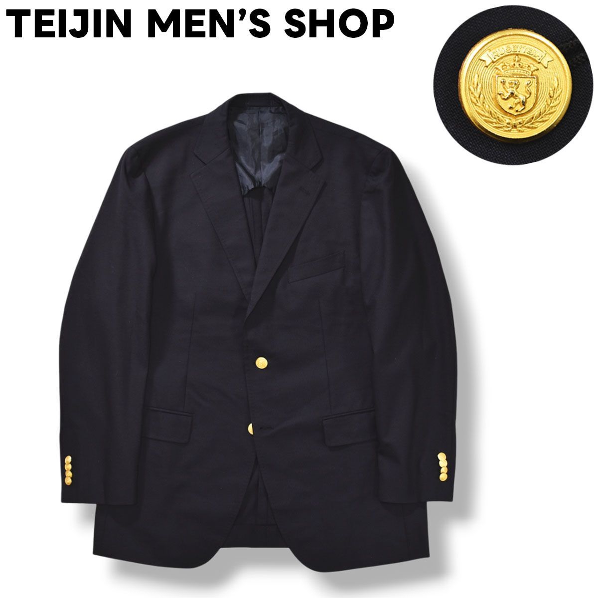 テイジン メンズショップ TEIJIN MEN'S SHOP 金ボタン シングル
