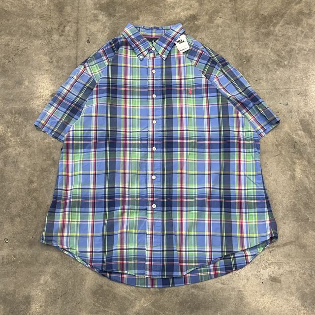 RalphLauren ラルフローレン 半袖シャツ MADE IN USA POLO RALPH LAUREN ポロ ラルフローレン 半袖シャツ メンズ ワン