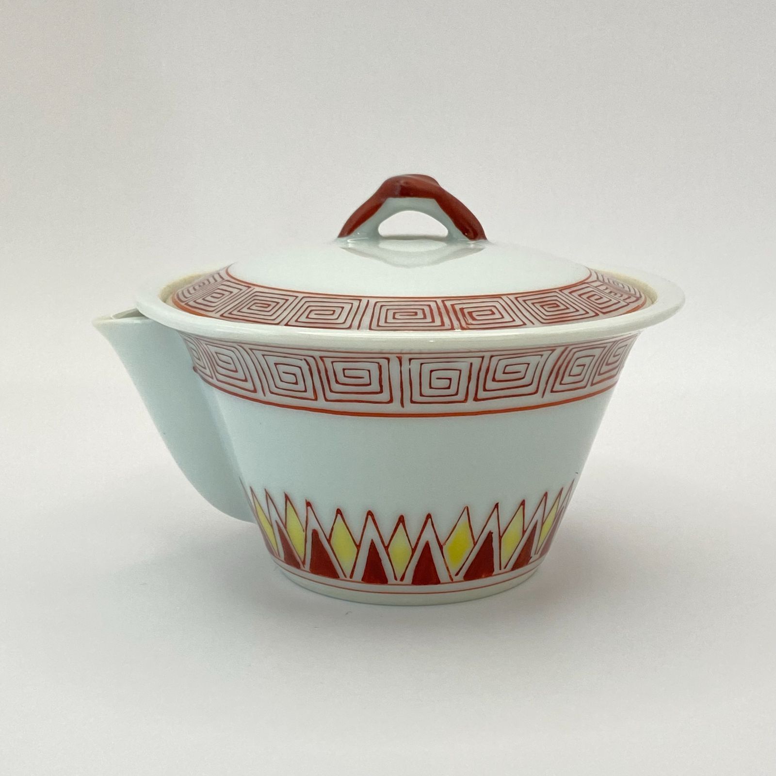 煎茶道具　加藤賢司 新晶窯　染付　呉須絵　煎茶碗　五客　共布共箱　M　R5964 煎茶道具 加藤賢司 新晶窯 染付 呉須絵 煎茶碗 五客 共布
