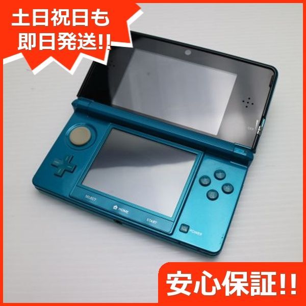 ニンテンドー3DS アクアブルー game 任天堂 本体 土日祝発送OK 02000