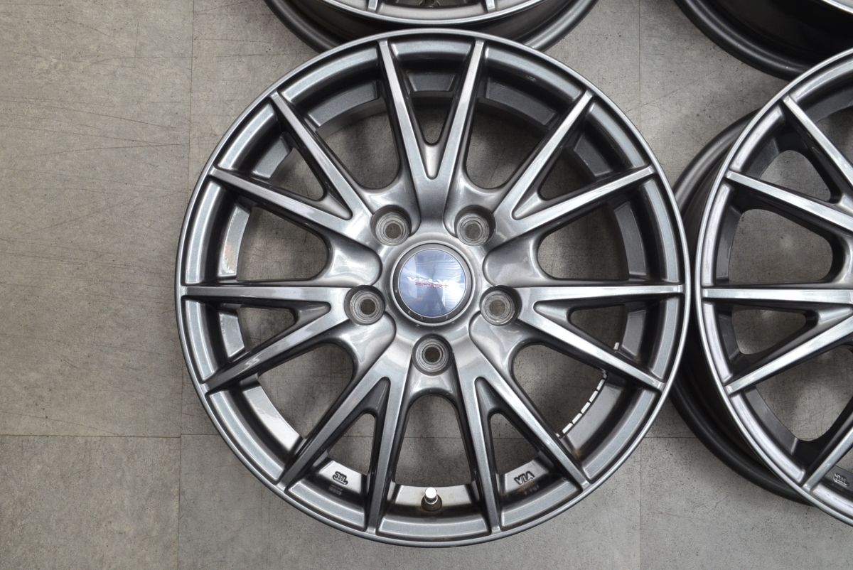 息をのむような 良好品 ヴェルヴァ 15in 6J 43 PCD114.3 4本セット ノア ヴォクシー エスクァイア ステップワゴン セレナ アクセラ スタッドレス用に 再入荷!!送料無料!!