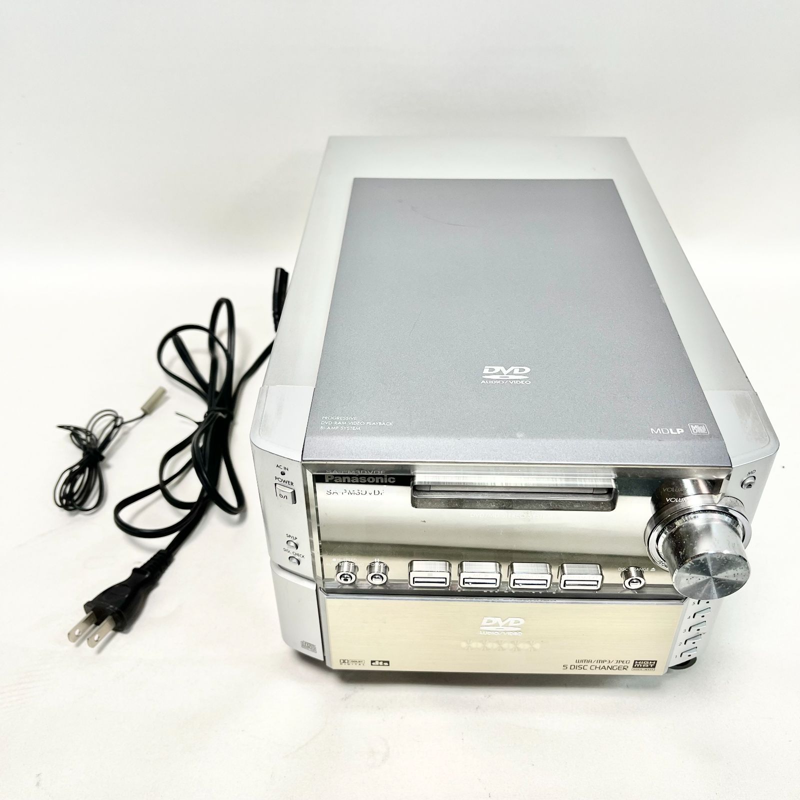 パナソニックシステムコンポ DVD CD MD SA-PM3DVDF【ジャンク】 パナソニックシステムコンポ DVD CD MD SA-PM3DVDF【ジャンク】