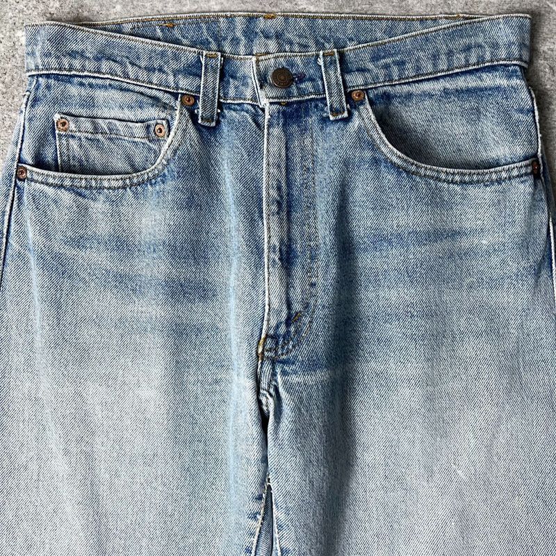 ヒゲ 80s USA製 Levis 505 0217 デニム パンツ 32 34 / 80年代