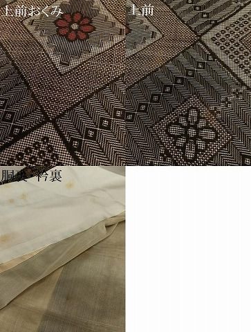 平和屋着物○本場大島紬 龍郷絣 花菱文 正絹 逸品 AAAU8398zg - メルカリ 