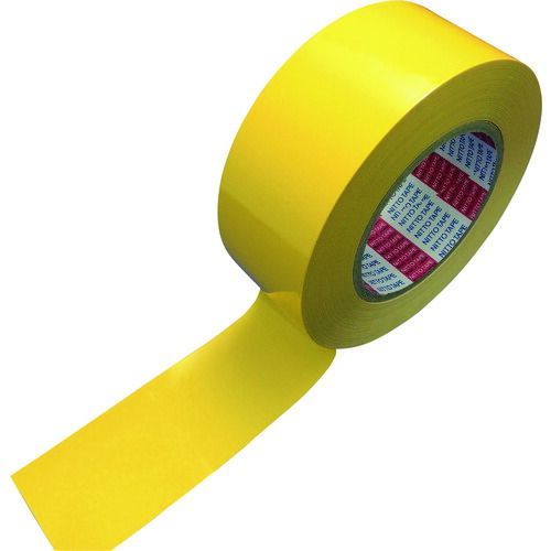 日東エルマテリアル ラインテープ Ｅ－ＯＣ ０．１６ｍｍＸ５０ｍｍ×５０ｍ 黄【1巻】
