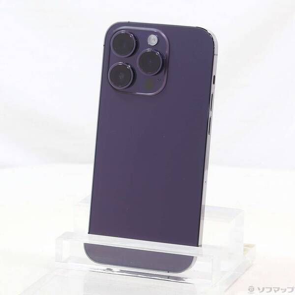 中古品〕 iPhone14 Pro 256GB ディープパープル MQ1E3J／A SIMフリー