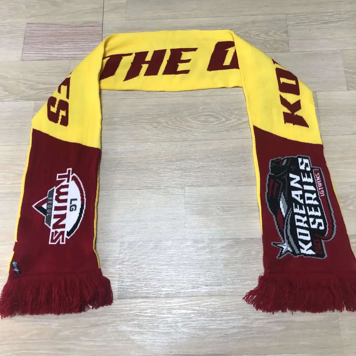 ONE SIZE LG エルジ ツインズ 2025 統合優勝 韓国シリーズ マフラー