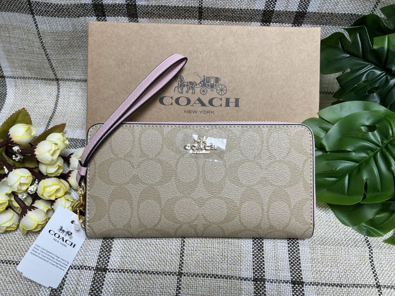 COACH 長財布 コーチ 財布 シグネチャー ロング ジップ アラウンド 