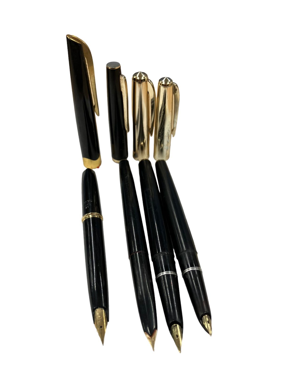 pilot plutinum 万年筆 まとめ売り 4本 ペン先18K 14K筆記具