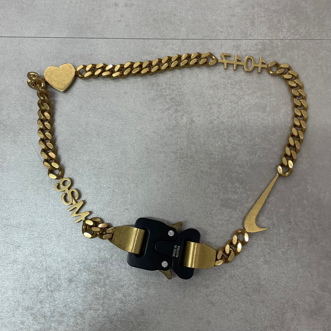 1017 ALYX 9SM 19AW NIKE SWOOSH HERO CHAIN NECKLACE アリクス ナイキ スウォッシュ ヒーロー チェーンネックレス  78906A1 - メルカリ