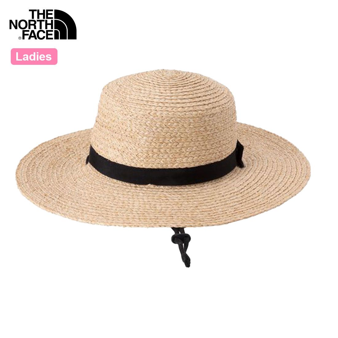 ノースフェイス THE NORTH FACE ウィメンズ ラフィアブレイドハット（頭囲56.5?59.5cm）レディース ユニセックス 帽子 ハット 日よけ 紫外線防止 夏フェス キャンプ アウトドア【メール便不可】NN02