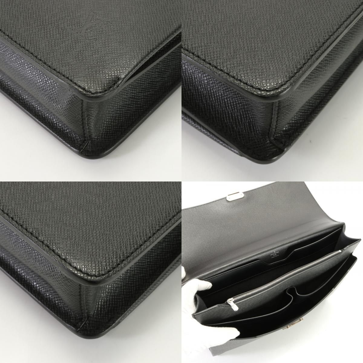 極美品 ルイヴィトン タイガ ロブスト2 M31042 レザー ビジネス バッグ