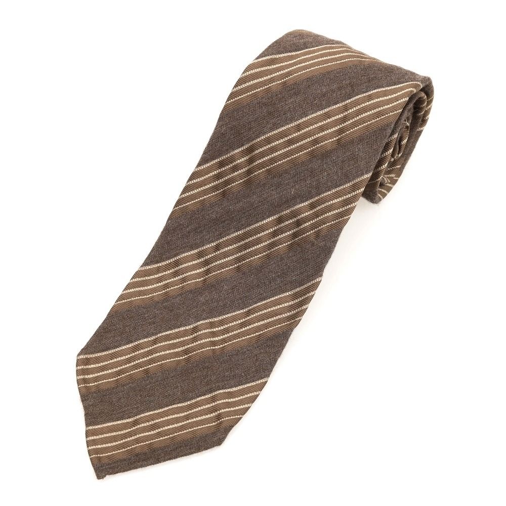 中古】タイユアタイ TIE YOUR TIE ストライプ セッテピエゲ シルク