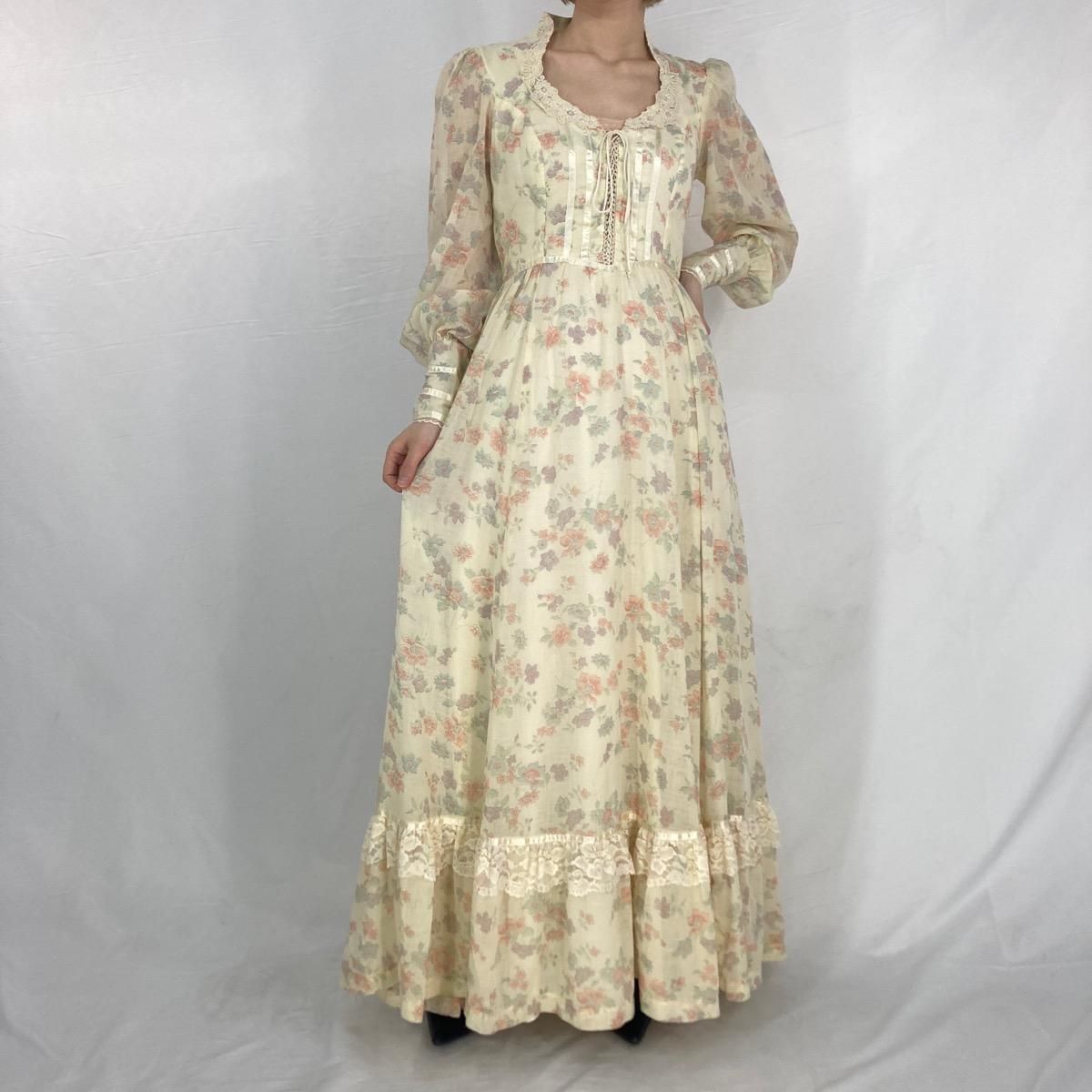 直営店 古着 ガンネサックス GUNNE SAX Jessica 総柄 花柄 袖