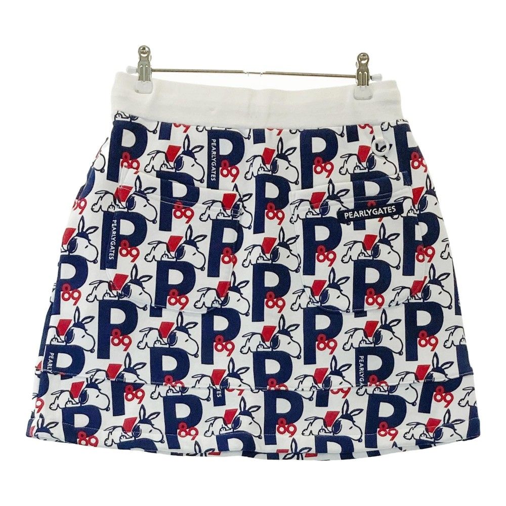 サイズ：0 PEARLY GATES パーリーゲイツ ×PEANUTS フリーススカート