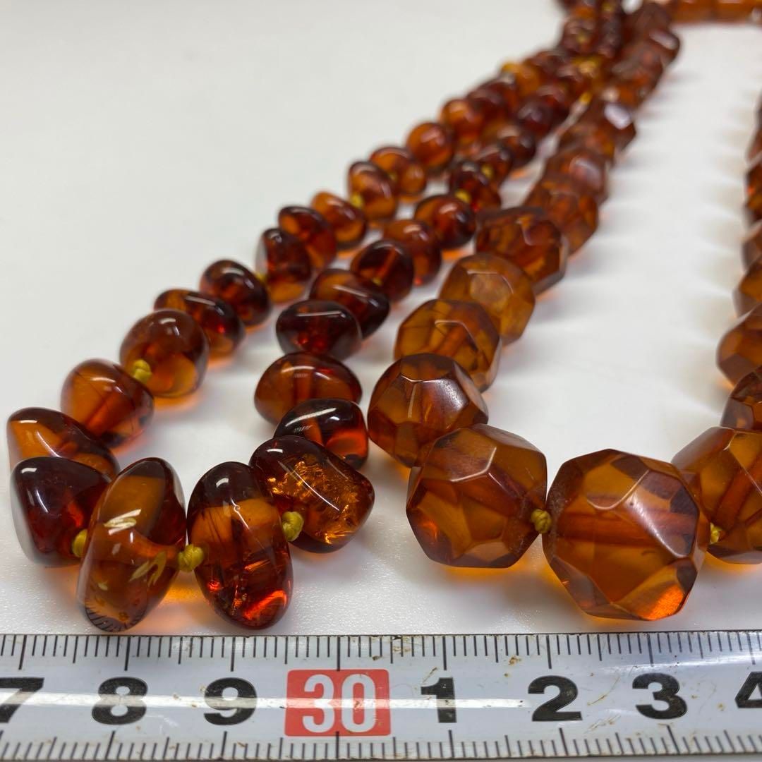 K18刻印金具 本琥珀