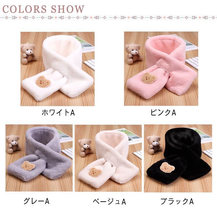 カナダ ふわふわエコファー耳当て&シュシュプレゼント♡パステル