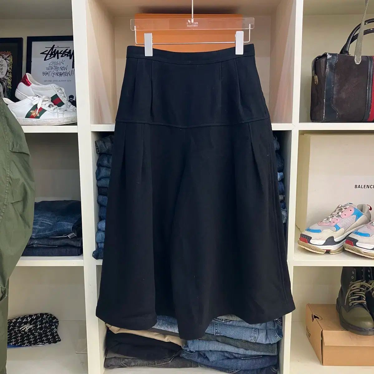 COMME des GARCONS コム デ ギャルソン ウール バミューダパンツ M