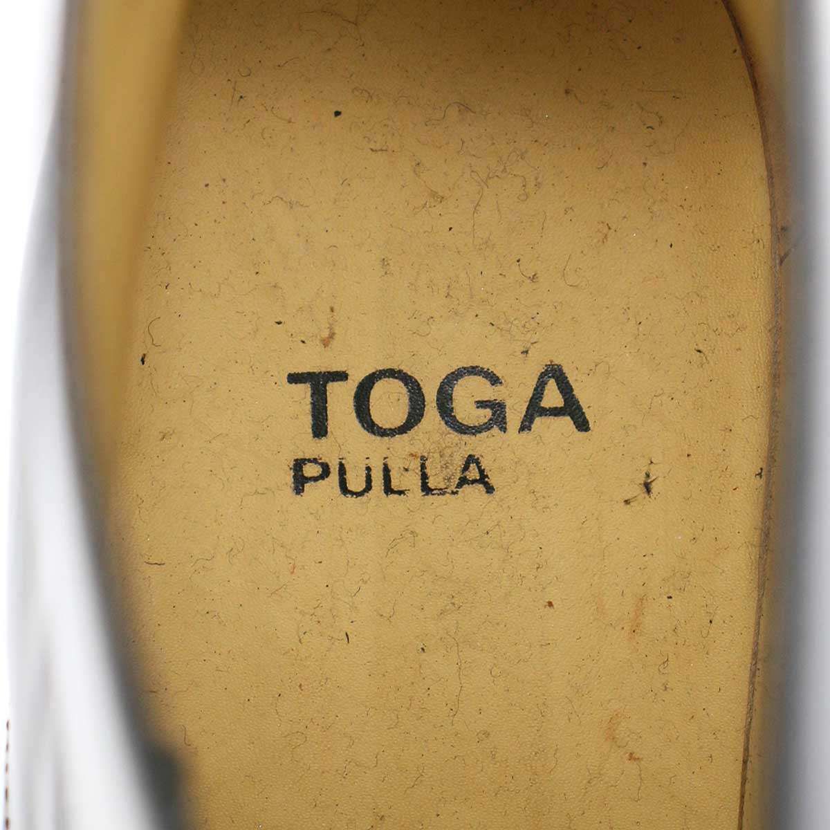 TOGA PULLA】ウエスタンバックルリボン ショートレザーブーツ 38