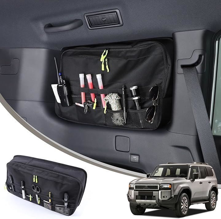 新品METYOUCAR トヨタ ランドクルーザー 250 ランクル250 専用 収納バック 車用リアウインドウ収納バッグ 車窓用 窓バック オックスフォード生