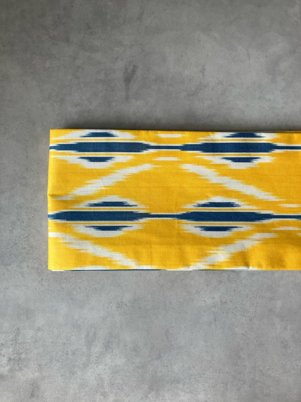 アドラスコットンイカット半幅帯 サンライズイエロー OH022 NICORILABO_COM