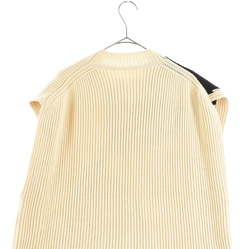 JIL SANDER (ジルサンダー) 20SS ROUND NECK RIBBED VEST ラウンド