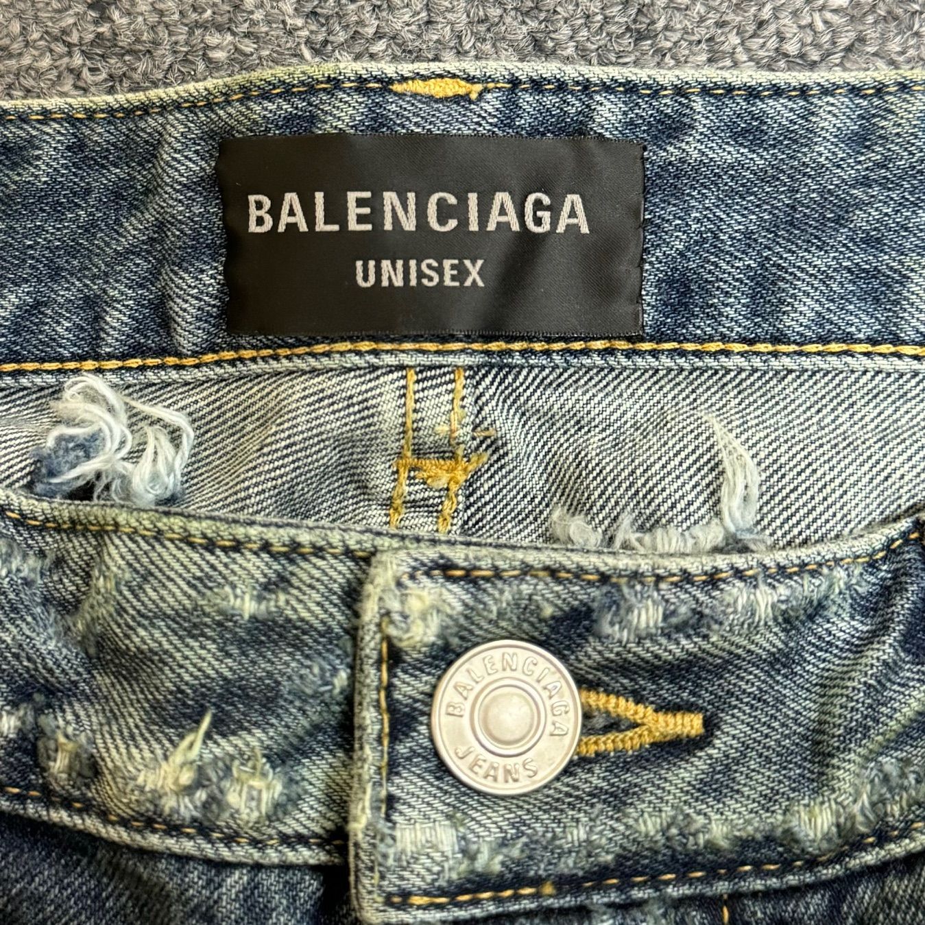 国内正規 BALENCIAGA 23SS SUPER DESTROYED BAGG デストロイ バギー 