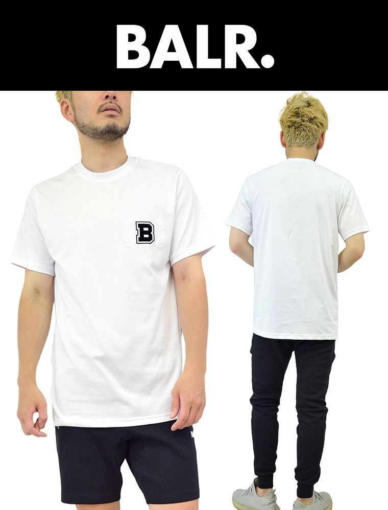 BALR ボーラー Olaf Straight B Crest T-Shirt 半袖Tシャツ 希少 BALR ボーラー Olaf Straight B Crest T-Shirt 半袖Tシャツ 希少