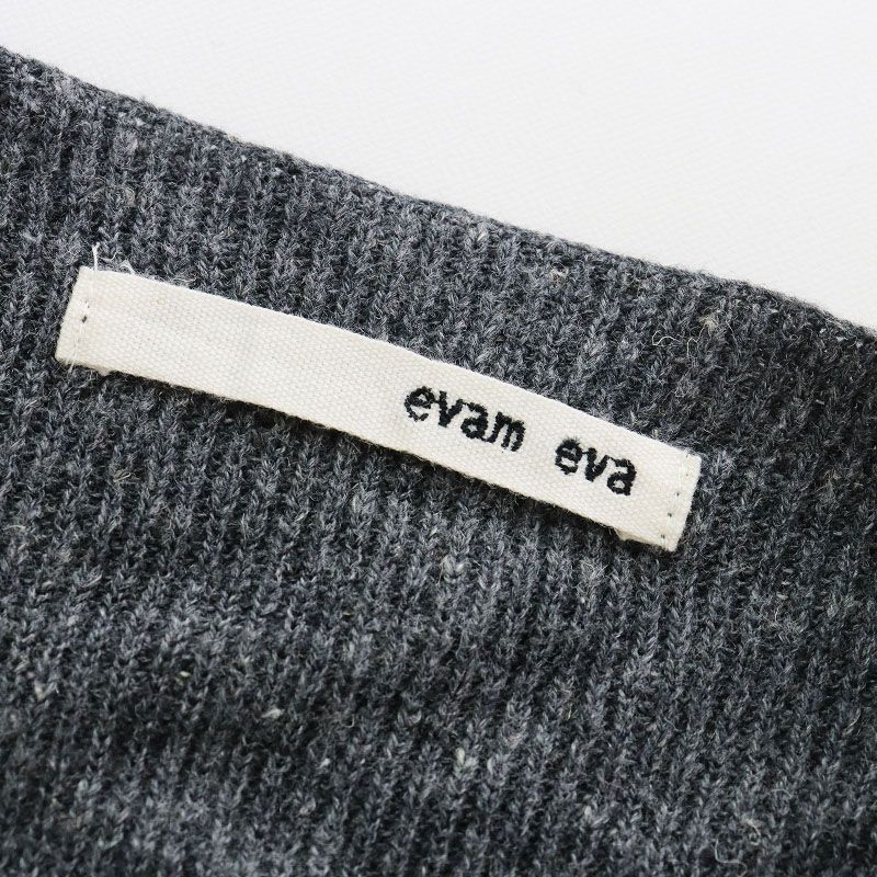 エヴァムエヴァ evam eva E181K025 recycle cotton linen aze tunic 