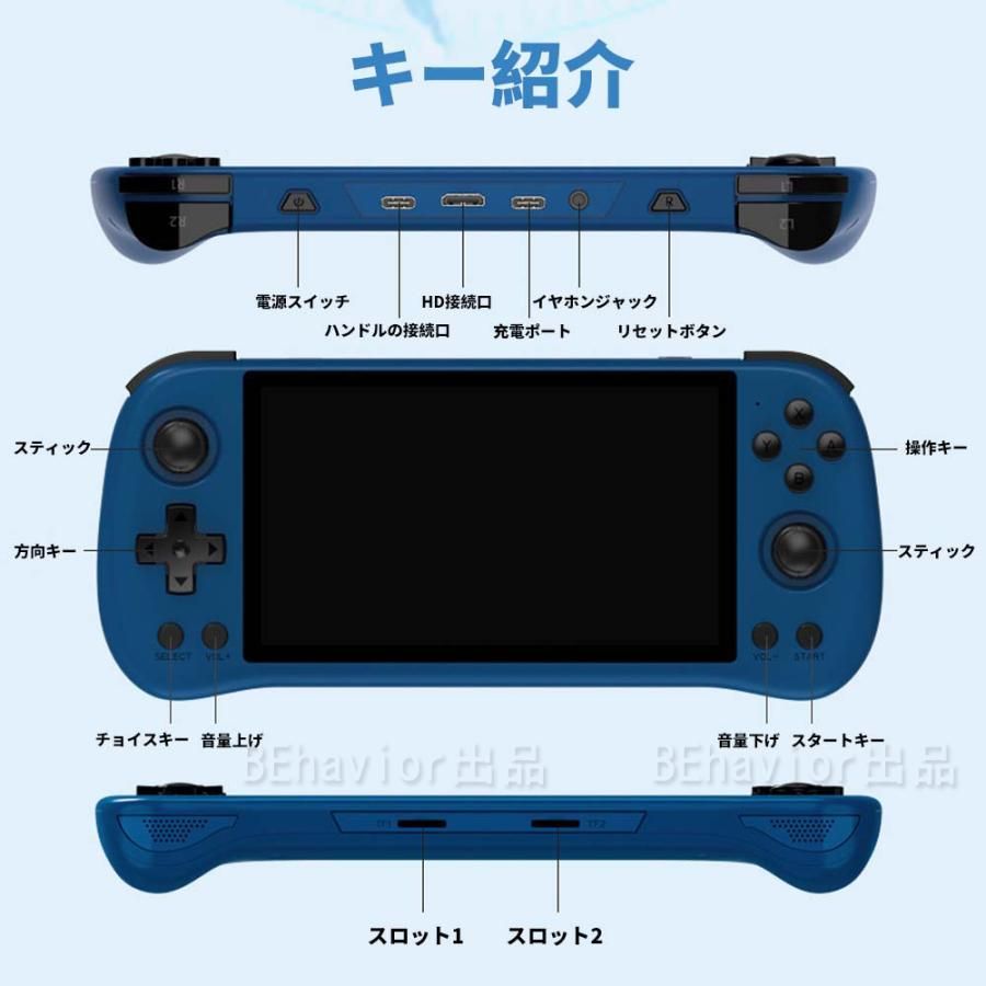 Powkiddy X55 エミュレータ機 中華ゲーム機 レトロゲーム RK3566 5.5インチ IPSスクリーン 720*1280 ポータブルゲーム機 Linuxシステム HDMI 4000mAh 16GB